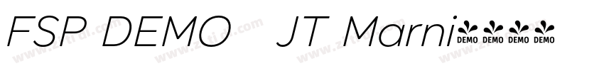 FSP DEMO   JT Marni字体转换